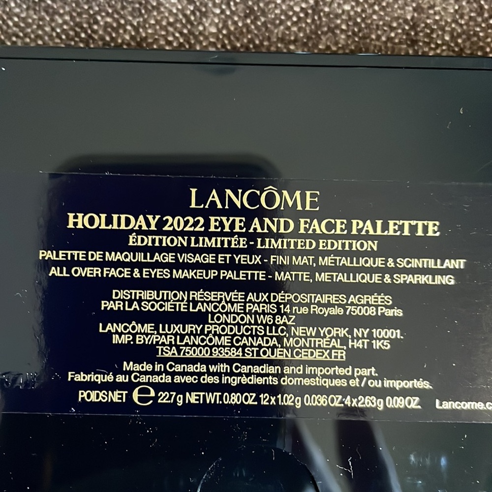 New Lancome Holiday 2022 Eye and Face Palette - Picture 4 of 6